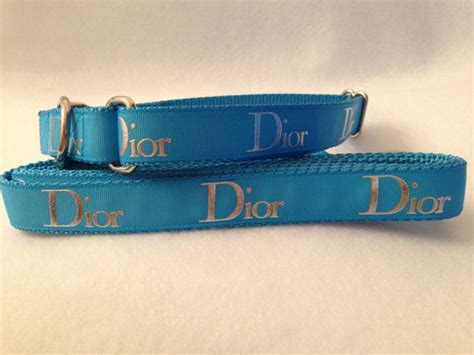 dior inspired dog collar